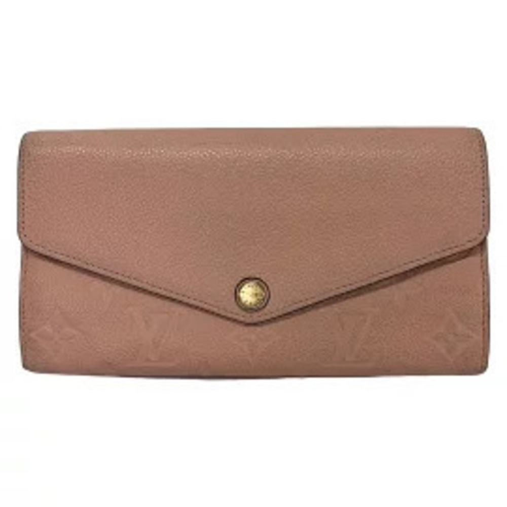 LOUIS VUITTON Portefeuille Sarah Long Wallet Rose Pink Ballerine Leather